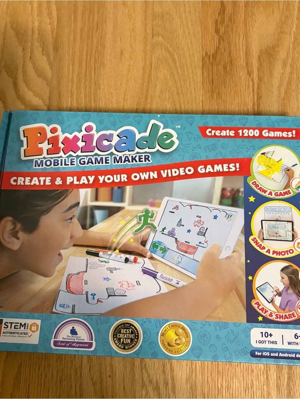Pixicade Mobile Game Maker NEW Stem Build Your Own Video Game Playable